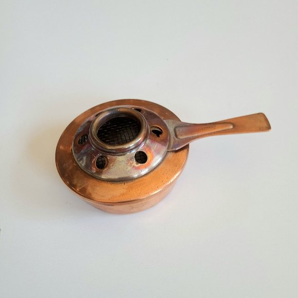 Copper Fondue Pot Warmer - Picture 1 of 8